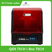 QIDI TECH-impresora 3D de resina UV i-box TECH, pantalla táctil de 3,5 pulgadas, 192x120x200mm, con matriz de fuente de luz UV, LCD monocromático 4K de 8,9 pulgadas 2024 - compra barato
