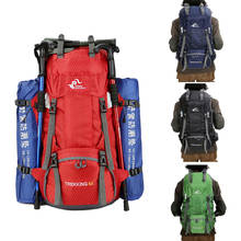 Multifunction hiking backpacks Men Women High capacity 60L Waterproof Bags Outdoor Camping Climbing Riding travel Sport Rucksack 2024 - buy cheap