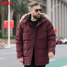 Fertilizante plus inverno xl jaqueta 8xl 260 kg longa seção oversized 160kg 10xl9xl plus size casaco de inverno 2024 - compre barato