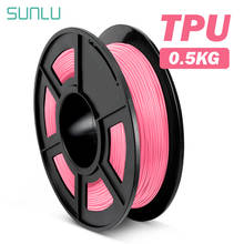 SUNLU-filamento Flexible de TPU para impresora 3D, Material de impresión, 0,5 KG, 1,75 MM 2024 - compra barato