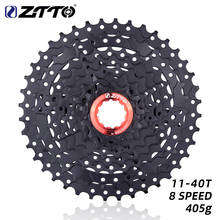 Кассета ZTTO MTB, 8 скоростей, 11-40, черная, свободное колесо 11-40T k7, 8 скоростей, легкая и прочная, для кассеты M410 X4 HG, горного велосипеда 2024 - купить недорого