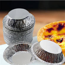 Molde de aluminio desechable para hornear galletas, Muffin, tarta de huevo, accesorios de cocina para hornear, 100 Uds. 2024 - compra barato