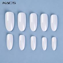 KADS 500pcs False Nail Tips Clear Natural White Nail Art Round End Oval Fake Nails Tips French Manicure Artificial Nails 10 Size 2024 - buy cheap