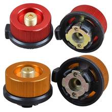 3 Colors Outdoor Camping Hiking Equipment Aluminum Stove Conversion Split Gas Furnace Connector Cartridge Auto-off Tank Adapter 2024 - buy cheap