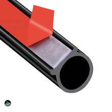 Резиновая уплотнительная лента для двери большой D-образный уплотнитель для лобового стекла Универсальная шумоизоляция Автомобильная резиновая водонепроницаемая для автомобильных уплотнений 2024 - купить недорого