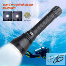 XHP70 Diving Flashlight IPX8 Waterproof Underwater 100M Deep Sea Professional Dive Torch With Hand Rope+2*26650+USB Charger 2024 - buy cheap