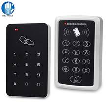 Teclado de Control de acceso RFID OBO, controlador de acceso de proximidad de 125KHz, abridor de puerta para sistema de seguridad de entrada con etiqueta de llave de identificación EM 2024 - compra barato