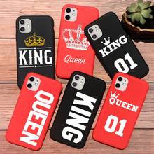 Cool King Queen-funda de teléfono para iPhone, carcasa de silicona TPU suave 2020, para 12 Pro Max, 11 PRO MAX, 6, 6S, 8, 7 PLUS, XR, XS, MAX, X, 5s, SE 2024 - compra barato