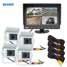 DIYKIT-Monitor de vista trasera para coche, cámara de visión nocturna IR, CCD, 9" 2024 - compra barato