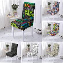 Elastic Dining Chair Cover Spandex Chair Slipcover Long Back Stretch Removable Seat Cover for Dining Room Home Office Banquet 2024 - buy cheap