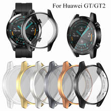 Soft TPU Protective Case for Huawei Watch GT GT2 42mm 46mm Cover Full Screen Protector Shell for GT 2 Bumper GT Watch Cover 2024 - buy cheap