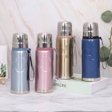Portable Double-Layer Stainless Steel Vacuum Flask Coffee Tea Thermos Bottle Sports Travel Mug Business Water Cup 2024 - buy cheap