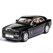 1:24 игрушечный автомобиль отличное качество Rolls-Royce Sweptail Металлический Игрушечный Автомобиль сплав автомобиль Diecasts & игрушечный автомобиль Модель автомобиля игрушки для детей 2024 - купить недорого