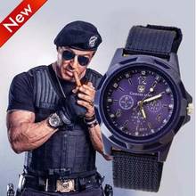 Часы наручные мужские кварцевые с нейлоновым ремешком, брендовые Роскошные спортивные в стиле милитари 2024 - купить недорого