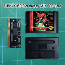 Segunda peça stormer-kit md elétrico ouro pcb cartão 16 bit md jogos cartucho para console megadrive genesis 2024 - compre barato