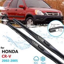 Car Wiper Blades for Honda CR-V CRV MK2 2002~2005 RD4~RD9 Front Window Windscreen Windshield Wipers Car Accessories Stickers 2024 - buy cheap