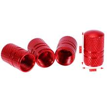 Mayitr 4 piezas rojo Universal rueda de coche Válvula de neumático de aire tapa de aleación de aluminio de alta calidad accesorios de neumático automático 2024 - compra barato