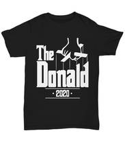 2020 футболка с принтом «президент Дональд Трамп», забавная пародия, Крестный отец, футболка с Трампом, подарок, Классическая дизайнерская футболка на заказ 2024 - купить недорого