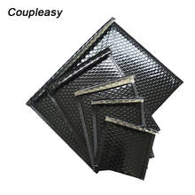 20Pcs/lot 8 Sizes Bright Black Envelope Large Bubble Mailer Self Seal Adhesive Shipping Envelopes With Bubble Padded Courier Bag 2024 - buy cheap