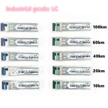 LC SFP Fiber optic module Industrial grade -40~+80 Celsius 1.25G10/20/40/60/100KM 1310/1490/1550nm compatible optical module 2024 - buy cheap