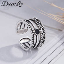 Punk New Black Chains Rings For Women Men Antique Finger Ring Christmas Gifts Jewelry 2021 2024 - buy cheap