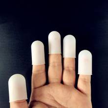 5pcs Silicone Fingers Cap Fingertip Protector Insulation Finger Guard Anti-skid Set Finger Cover Barbecue Kitchen Tools 2024 - buy cheap
