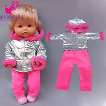 doll clothes For 40cm Nenuco outwear Ropa y su Hermanita 16 inch baby doll jacket pants 2024 - buy cheap