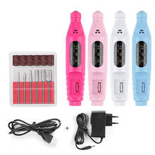 1set Nail Drill Machine Kit Power Professional Electric Manicure Machine 6 Bits Drill Nail Art Pen Pedicure Nail File Equipment 2024 - buy cheap