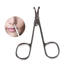 1Pc Stainless Steel Eyebrow Trimmer Scissors Eye Brow Shaver Knife Nose Hair Removal Makeup Tools Make Up 2024 - buy cheap