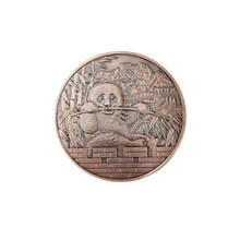 2019 chegada nova china bonito panda moeda 40mm lembrança presente moedas 2024 - compre barato