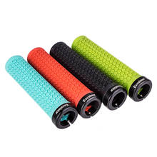 Bike Grips MTB Mountain Lock On Grips Anti-Slip Durable Shock-Proof Rubber Grips Fixed Gear Bicycle Handlebar Grip cycling Parts 2024 - buy cheap