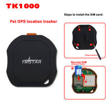 TKSTAR-rastreador GPS GSM TK1000 para coche, localizador GPS para llaves de perro, localizador Personal en tiempo real, Sistema de Seguimiento Gps 2024 - compra barato