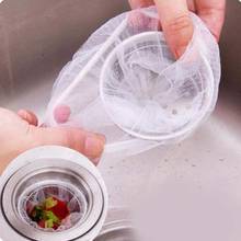 30/100 Pcs Kitchen Anti-Clogging Sink Filter Washing Dishes And Vegetables Drain Residue Filter Garbage Bag 2024 - buy cheap