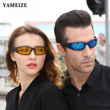 YAMEIZE Anti-Glare Night-Vision Glasses Men Women Polarized Sunglasses Yellow Lens Car Driving Glasses Enhanced Light Eyewear 2024 - buy cheap