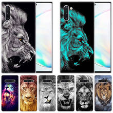 Animals The lion luxury Silicone Case for Samsung Galaxy Note 10 Pro 9 8 5 M30S M40 S10E S10 5G S9 S8 Plus S7 S6 Edge S5 Cover 2024 - buy cheap