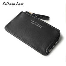 KUDIAN BEAR-billeteras de piel sintética para hombre, monedero informal, tarjetero, bolso de mano largo y delgado, BIH217, PM49 2024 - compra barato