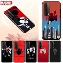 Чехол для телефона с логотипом Marvel Человек-паук для Huawei Y9S, Y9A, Y9, Y8P, Y8S, Y7P, Y7A, Y7, Y6S, Y6, Y5P, Y5 PRO, Lite Prime 2020, 2019, 2018 2024 - купить недорого