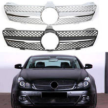 Front Racing Center Grille Facelift Bumper Grill For Mercedes Benz W219 CLS Class 2005 2006 2007 2024 - buy cheap