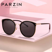 PARZIN Luxury Sunglasses Women Vintage Round Sun Glasses For Women Ladies Shades UV 400  92022 2024 - buy cheap