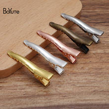 BoYuTe (100 Pieces/Lot) 35MM 45MM Iron Metal Duckbill Clips Hairpin Diy Handmade Jewelry Materials 2024 - buy cheap