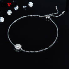 OEVAS Real 0.5 Carat D Color Moissanite Bracelets For Women 100% 925 Sterling Silver Engagement Party Fine Jewelry Wholesale 2024 - buy cheap