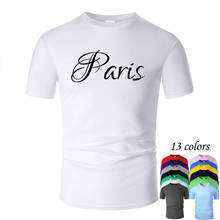 Romántico París línea arte O cuello algodón camiseta hombres y mujeres Unisex verano manga corta diseñado Casual Tee m01076 2024 - compra barato