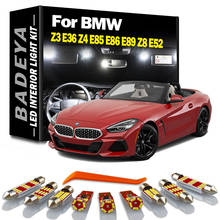 BADEYA Canbus For BMW Z3 E36 Z4 E85 E86 E89 Z8 E52 Coupe Car LED Interior Dome Map Trunk Glove Box Vanity Mirror Light Kit 2024 - buy cheap
