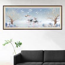 5d Diamond Painting Animals Full Drill Square Round Winter Tree Diamond Embroidery Rhinestone Picture Mosaic New Year Decoration 2024 - buy cheap