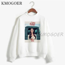 Lana del rey moletom feminino engraçado, roupa feminina folgada, hip hop, novidade em poliéster, hoodys harajuku 2024 - compre barato