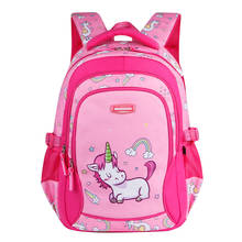 Mochila escolar rosa para niños, morral bonito de anime, mochilas escolares para adolescentes 2024 - compra barato