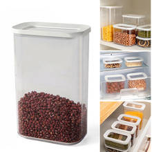 Caixas de armazenamento de alimentos de plástico selo jar grãos armazenamento latas espessadas umidade-prova para cozinha clh @ 8 2024 - compre barato
