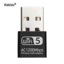 Mini USB2.0 Wifi Adapter 1200Mbps Dual Band 2.4Ghz 5.8Ghz RTL8812 Wireless USB WiFi Network Card for Desktop Laptop PC Receiver 2024 - buy cheap