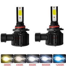 9005/HB3 9006/HB4 H1 H8 H7 H4 H11 H9 Headlight Led 16000LM 6000K 4500K 8000K Lamp Super Bright COB CHIP Car Fog Light Bulb 12V 2024 - buy cheap