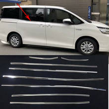 Stainless Steel Car Window Trim Strips Outer Decoration Refit 8pcs for Toyota NOAH/VOXY 2014-2017 Window Lower Sill Trim 2024 - buy cheap